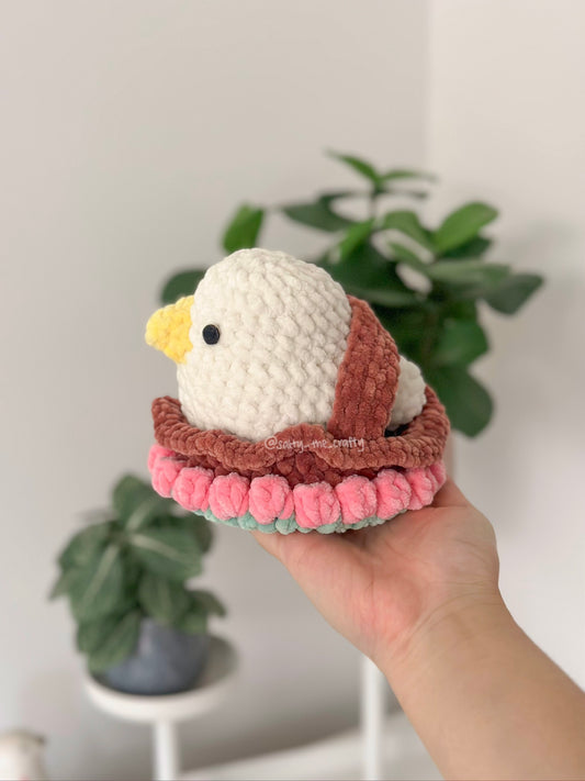 duck in picnic basket
