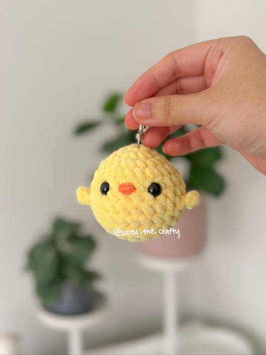 mini chick keychain