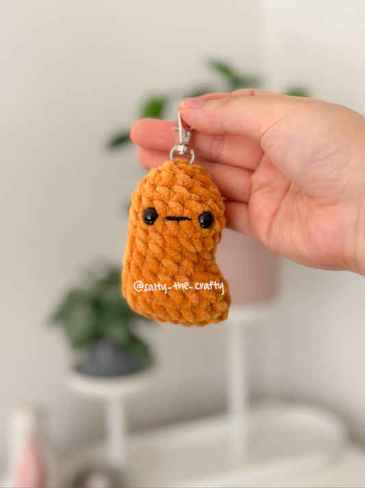 chicken nugget keychain